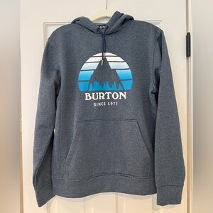 Burton Blue and Gray Hoodie